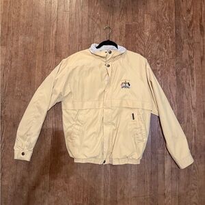 Weatherproof Cream Windbreaker Jacket